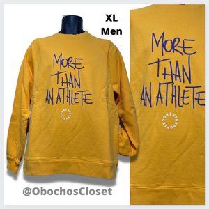 Uninterrupted Men's Yellow Long Sleeve Round Neck Sweatshirts Size XL(LIKE NEW)